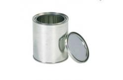 China 0.21mm Empty 5L Paint Tin CMYK Large Round Tin Containers supplier
