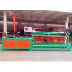 PLC Control Chain Link Fence Machine 80mm 100mm Double Wire Twist Strand