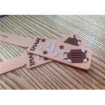 Professional Custom Silicon Patches With 3D Embossment  Band Logo For  Luggage