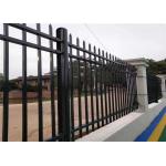 Galvanized Steel Tubular Metal Fence Q195 Or Q235 Black Powder Coated for sale