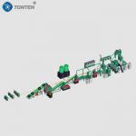 OEM Tire Rubber Recycling Machine Shredder Production Line For Mulch