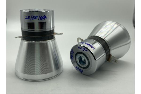 Heat Resistance 56mm Ultrasonic Cleaning Transducer Three Frequency 25k / 50k / 80k