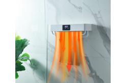 China UVC Bathroom Towel Racks With Electric Heating Warmer Wall Mount UV Towel Dryer supplier