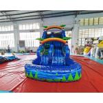 OEM  Rainbow Inflatable Water Slide Jumping Bouncer Castle for sale