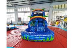 China OEM  Rainbow Inflatable Water Slide Jumping Bouncer Castle supplier