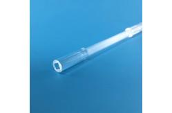 China Quartz Glass Tube With Round Outside and Square Inside supplier