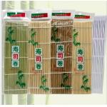 Customize Size Square Natural Bamboo Sushi Making Mat for sale