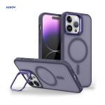 Military Grade Magnetic Phone Case With Metal Camera Stand for sale