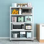 Multi Size Five Layers White Movable Steel Shelf Rack