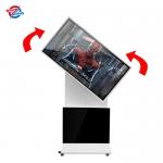 350 Nits Portable Digital Signage Touching Rotation LCD 1080P Display Floor Stand Easy Operation for sale