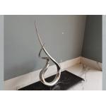 Height 56cm Unique 316 Stainless Steel Art Sculptures for sale
