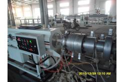 China High Efficiency Plastic Pipe Extrusion Line / Full Automatic PE Pipe Making Machinery supplier