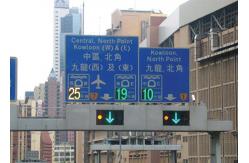 China Low Consumption LED Lane Control Signs Free Standing For Driving Signs supplier