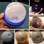 BPA Free Silicone Ice Molds Reusable 6 Pieces Food Grade Practical