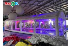 China Digital Pringting Inflatable Pool Shade Bubble Dome Building Covered Air Cover Water Tent supplier