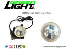 China 300mA 6.6Ah 10000lux Rechargeable Led Headlamp P67 Waterproof supplier