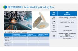 China Laser Welding Grinding Discs TGD330 supplier