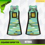 BSCI Team Sport Uniforms , 175gsm A Line Netball Dresses Quick Drying for sale