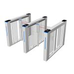 Subway Airport Swing Flap Turnstile Gate High Speed Security Access Gates for sale