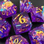 Color Strip Multi Faceted Resin Dice Gate Dungeon And Dragon DND#COC for sale