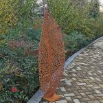 Durable Outdoor Rusty Corten Steel Sculpture Custom Made