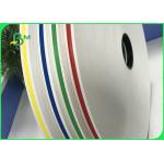 60gsm 120gsm FDA Colorful Food Grade Craft Paper Roll For Straws Making for sale