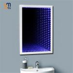 Easy Installation LED Infinity Mirror Wall Mounted 3D Mirror With Lights for sale