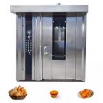 China Industrial 16 32 64 Trays Electric Rotary Oven For Bakery Bread Baking  Three Phase manufacturer