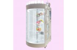 China Fresh Flower Dispenser with 24 Slots Refrigerated and Self Service Flower Vending Machine supplier