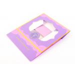 Pinkish Cake Cardboard Boxes Collapsible Paper Box With Window for sale