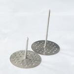 M3*75 Mm Galvanized Marine Insulation Pins With Perforated Disc Base