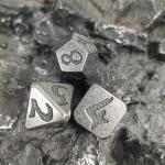 Metal Anti wear Hand Carved For Dungeon And Dragon Metal Gaming Dice Manual for sale