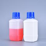 250ml White Square Recycled Chemistry Reagent Bottle HDPE Plastic Lab Bottles for sale