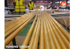 China ASTM B111 ASME SB111 C68700 Aluminum Brass Tube For Heat Exchanger supplier