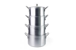 China Multi Layer Induction Stovetop 20cm Aluminium Saucepan Sets supplier