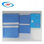 Medical Operation Room Universal Surgical Pack With Nonwoven Material In Blue for sale