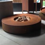 800mm Diameter Steel Sphere Firepit Heater Garden Round Fire Burner Fire Pit for sale