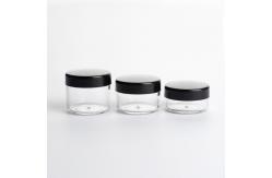 China PETG 20g Empty Plastic Cosmetic Containers Lip Balm Eyeshadow With Sealing Disc supplier