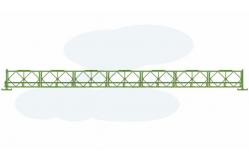 China High Performance Temporary Modular Bridge Construction Painting / HDG Surface supplier