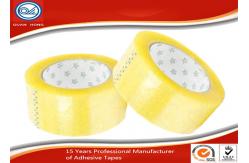 China Bopp Packing Clear Adhesive Tape Roll / Bopp Packing Tape Logo Printed supplier