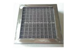 China Ss310 Mesh Pad Mist Eliminator Square Shape Drain Hole Steel Wire supplier