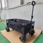 Four Wheels Outdoor Folding Trolley Cart Collapsible Utility Push Pull Wagon Cart for sale