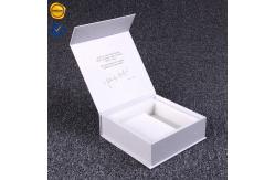 China Lip Oil White Cardboard Gift Packaging Boxes Foam Insert supplier