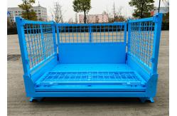 China Stackable Collapsible Pallet Cage Empty Stillages Bin 1.5T Load 1000x800mm supplier