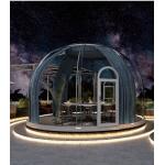 5m PC Bubble Geodesic Dome Glamping Tent Fully Transparent Color for sale