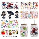 Removable Decal UV DTF Cup Wrap Transfers Fade Resistant Waterproof for sale