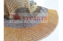 China Light Partitioning Copper Metal Ring Mesh 8 Mm supplier