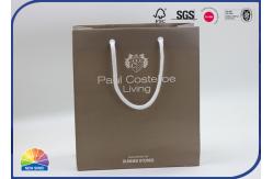 China Customized 350g Coated Paper Shopping Bags Matte Lamination With Handle supplier