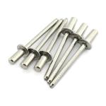 Sliver Car Maintenance Accessories Self Plugging Open End waterproof rivets aluminum for sale