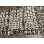 Food Grade 304 316 Chain Mesh Conveyor Belt For Industrial Production for sale
